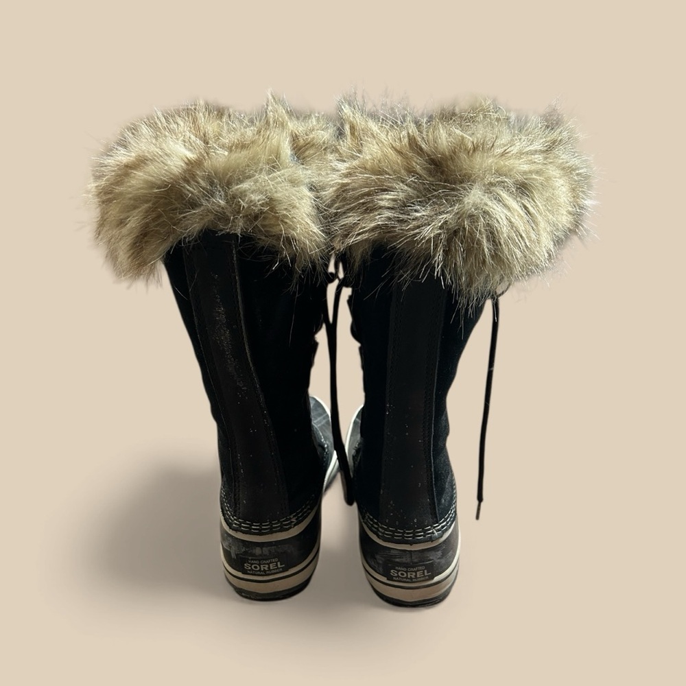 Sorel Joan of Arctic Waterproof Winter Boots Women’s Size 8 Black - Picture 6 of 9